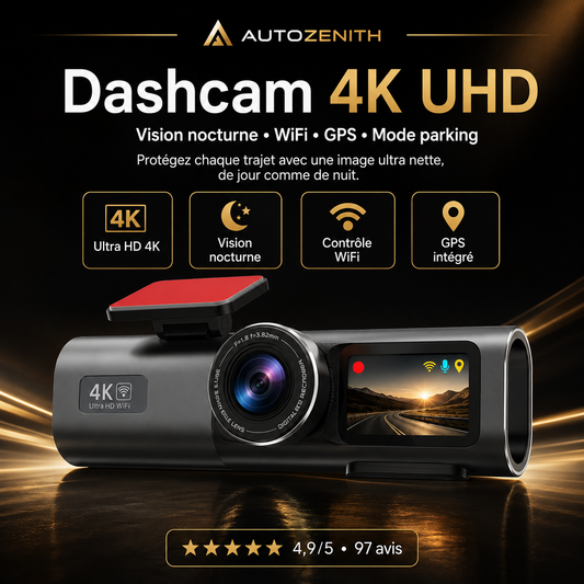 Dashcam 4K UHD Night Vision | Loop Recording & Parking Mode — AUTOZENITH