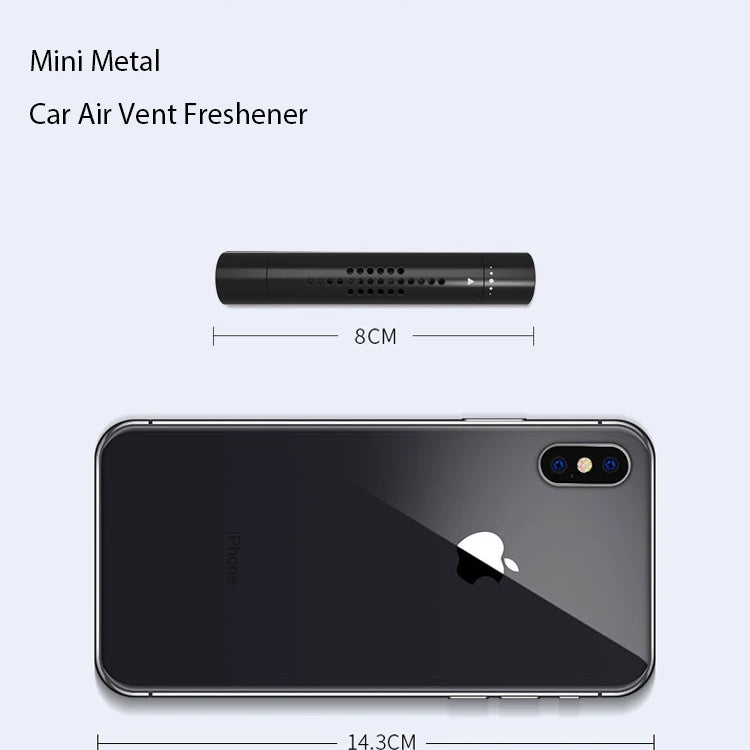 Diffuseur parfum auto sur grille de ventilation, senteur fraîche