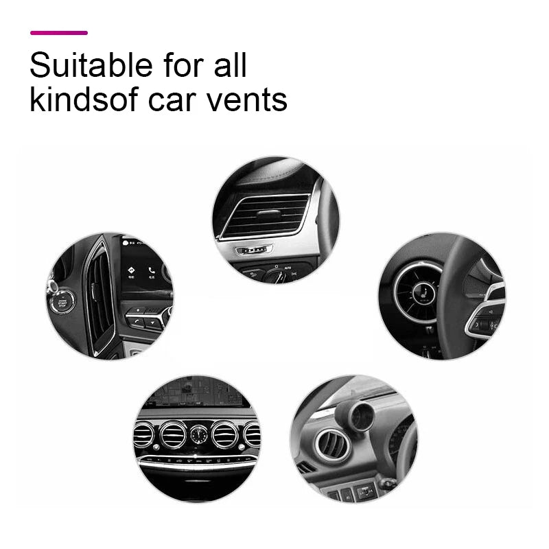 Diffuseur parfum auto sur grille de ventilation, senteur fraîche