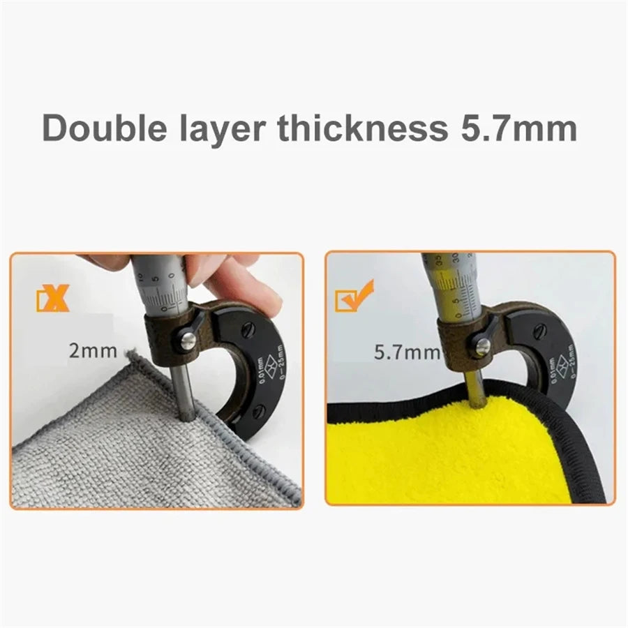 Chiffons microfibre détailing auto doux et absorbants