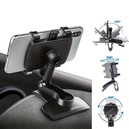 Support téléphone tableau de bord bras télescopique auto