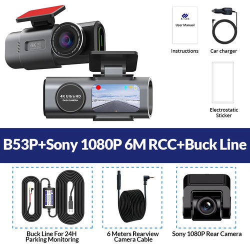 Dashcam 4K UHD Vision Nocturne | Enregistrement Boucle & Mode Parking — AUTOZENITH
