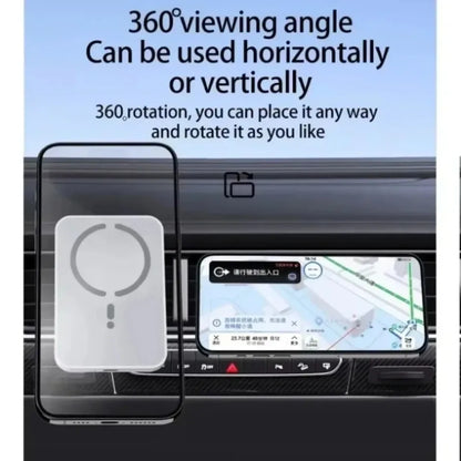 Rotation à 360 degrés support téléphone voiture MagSafe