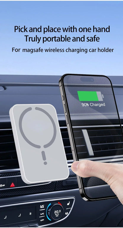 Support téléphone MagSafe AUTOZENITH coloris blanc