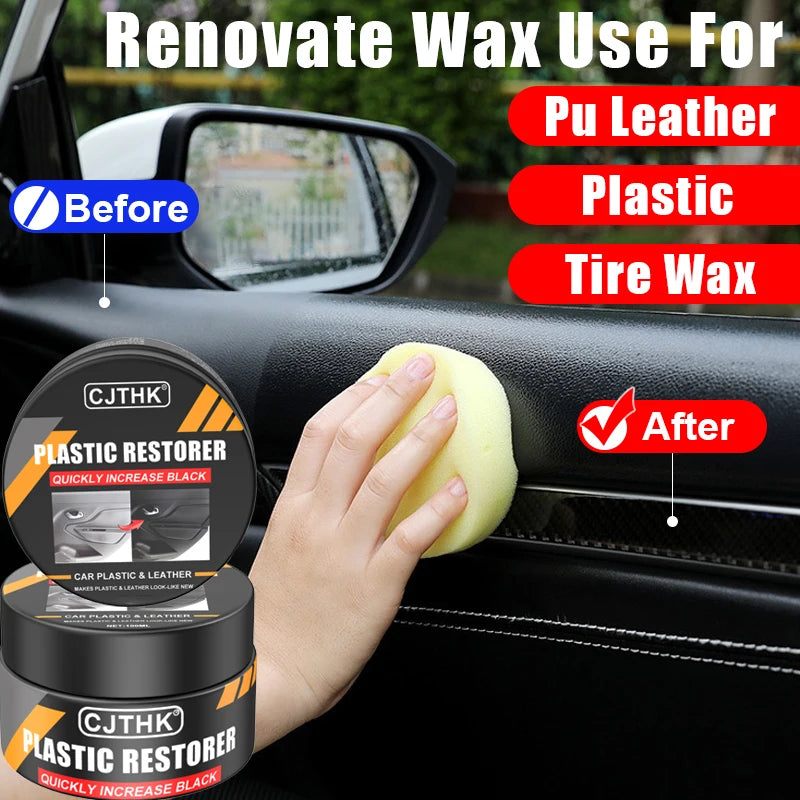 Rénovateur plastiques noirs voiture AUTOZENITH effet brillant