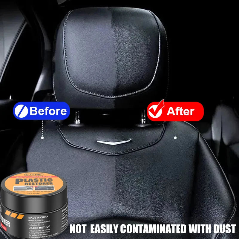 Rénovateur Plastique & Cuir Auto — Effet Brillant Longue Durée
