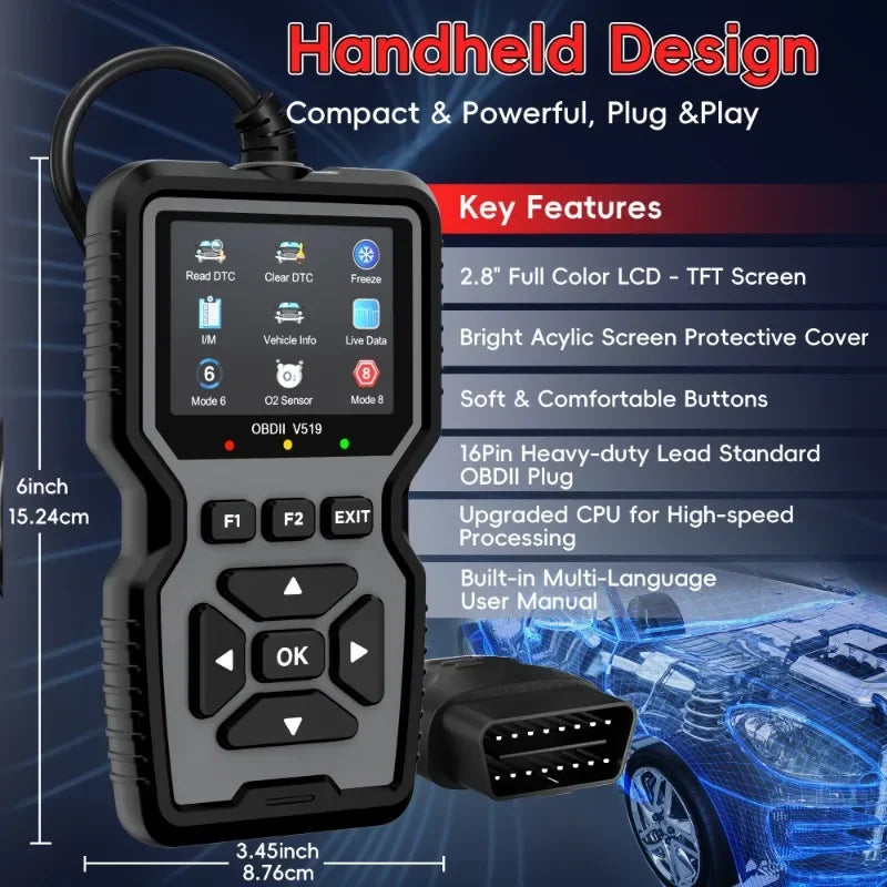 Scanner de diagnostic automobile lecture codes moteur