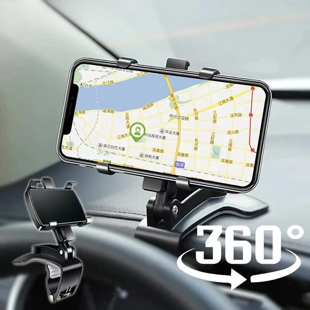 Support téléphone tableau de bord voiture AUTOZENITH rotation 360°