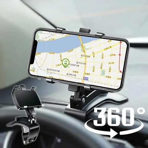 Support téléphone tableau de bord voiture AUTOZENITH rotation 360°