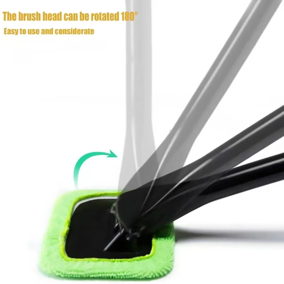 Outil brosse nettoyage pare-brise intérieur voiture manche ergonomique