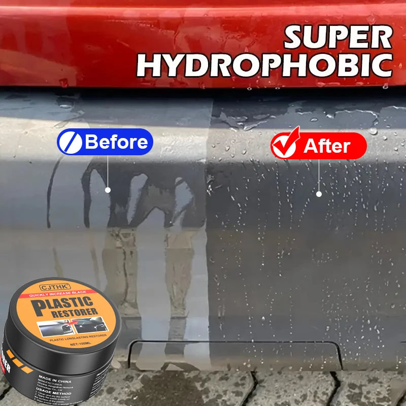Rénovateur Plastique & Cuir Auto — Effet Brillant Longue Durée
