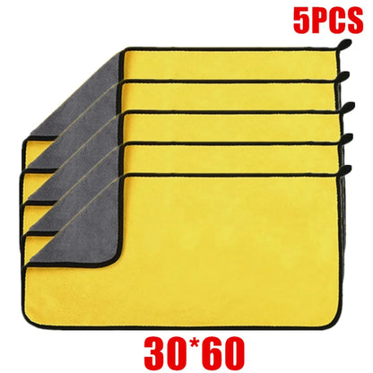 Chiffons Microfibre Auto Premium — Séchage & Polissage Sans Rayures