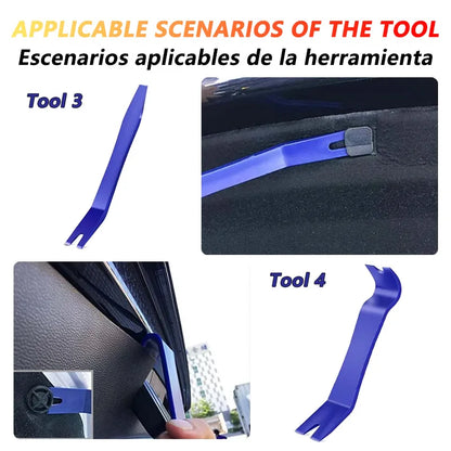 Outils installation dashcam GPS LED autoradio voiture
