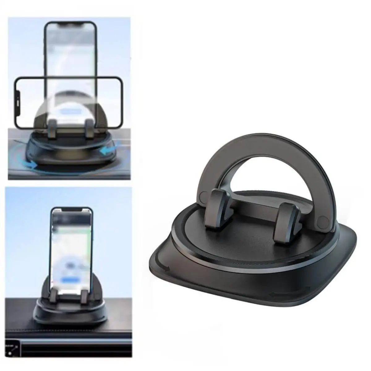 Support téléphone voiture rotatif 360° AUTOZENITH sur grille d'aération