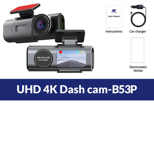 Dashcam 4K UHD Vision Nocturne | Enregistrement Boucle & Mode Parking — AUTOZENITH