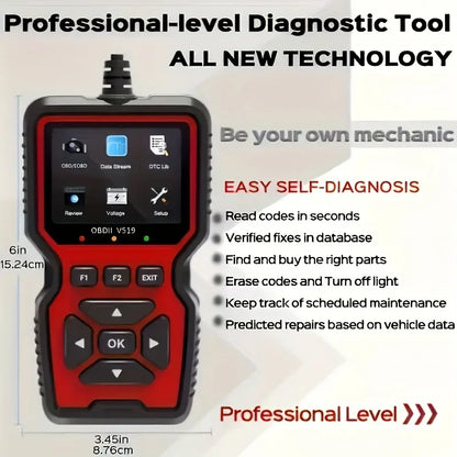 Scanner Diagnostic OBD2 V519 | Lecture Codes Erreur Voiture — AUTOZENITH
